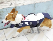 Load image into Gallery viewer, Dog life jacket vest Shark face print