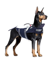 Load image into Gallery viewer, Dog life jacket vest Shark face print