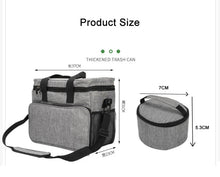 Load image into Gallery viewer, Dog&amp;Cat Travel bag with 2 silicone Collapsible bowl and 2 food storage bag