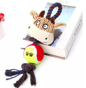 Plush Toys with Tennis ball