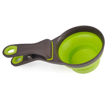 Load image into Gallery viewer, Measuring Cup Bag Sealing Clip Collapsible Pet Cat Dog Food Feeding Scoop